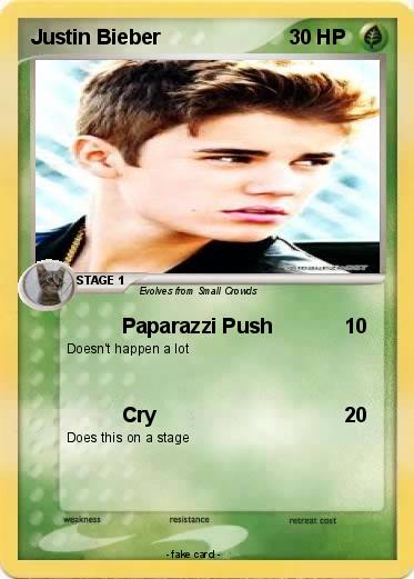 Pokemon Justin Bieber