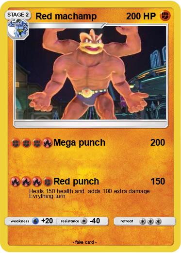 Pokemon Red machamp