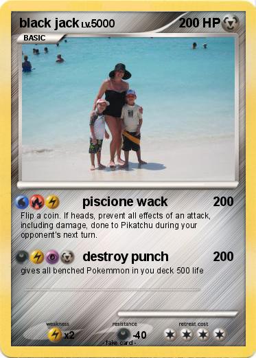 Pokemon black jack