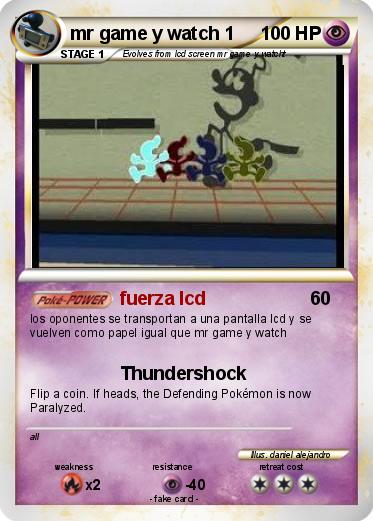 Pokemon mr game y watch 1