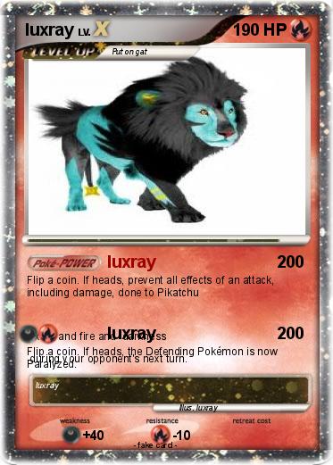 Pokemon luxray