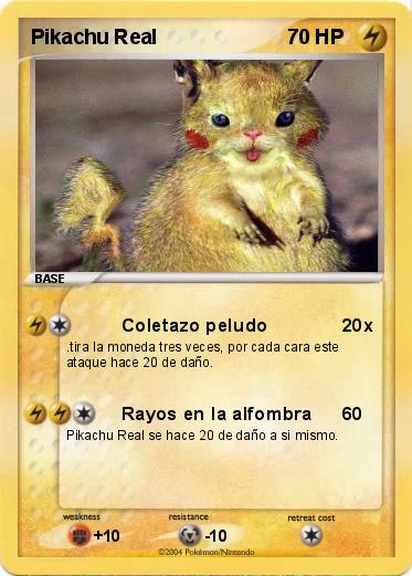 Pokemon Pikachu Real