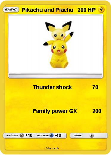 Pokemon Pikachu and Piachu