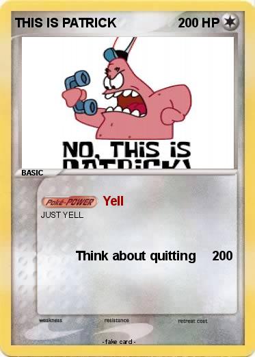 Pokemon THIS IS PATRICK