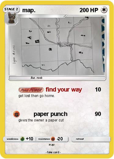 Pokemon map.