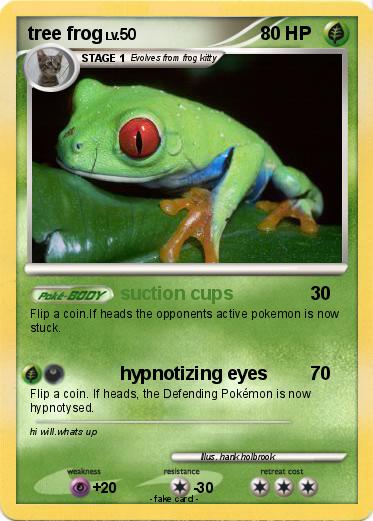 Pokemon tree frog