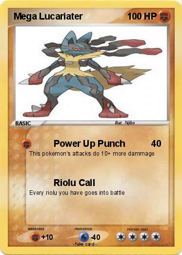 Pokemon Mega Lucariater