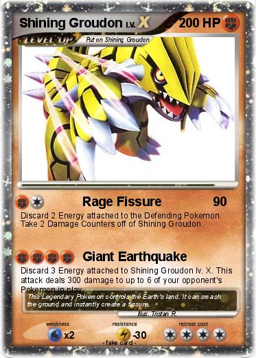 Pokemon Shining Groudon