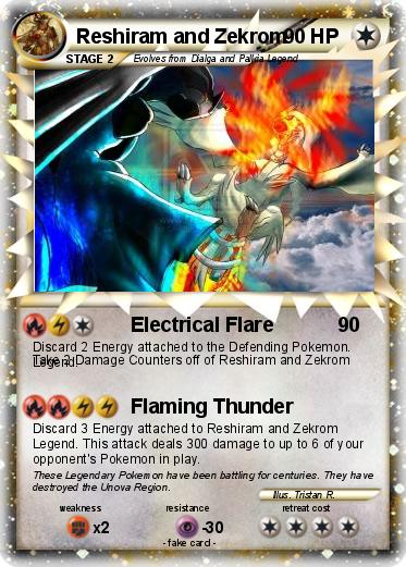 Pokemon Reshiram and Zekrom