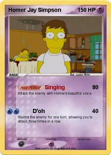 Pokemon Homer Jay Simpson