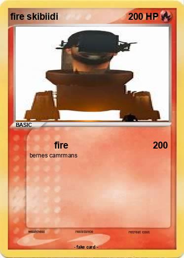 Pokemon fire skibiidi
