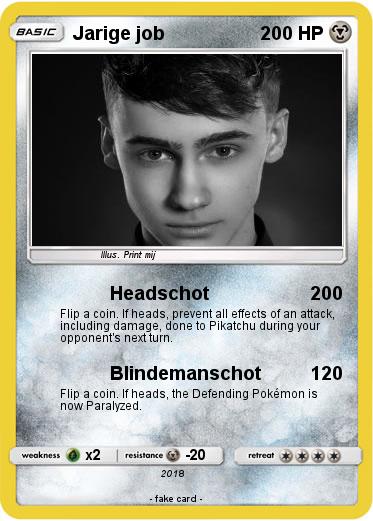Pokemon Jarige job