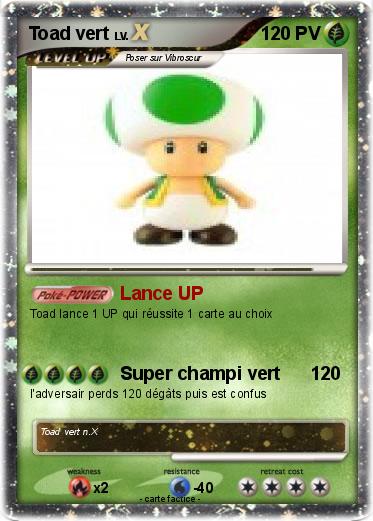 Pokemon Toad vert
