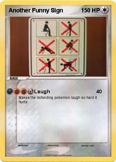 Pokemon Another Funny Sign