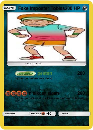 Pokemon Fake imposter Tobias