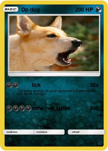 Pokemon Op dog