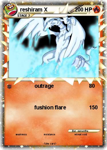 Pokemon reshiram X