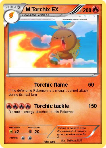 Pokemon M Torchix EX