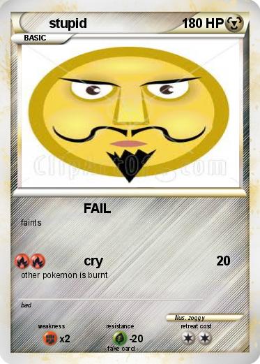 Pokemon stupid