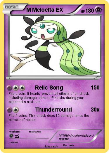 Pokemon M Meloetta EX