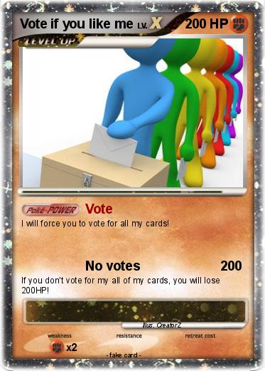Pokemon Vote if you like me
