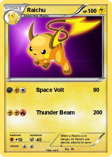Pokemon Raichu