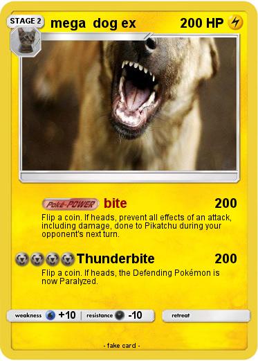 Pokemon mega  dog ex