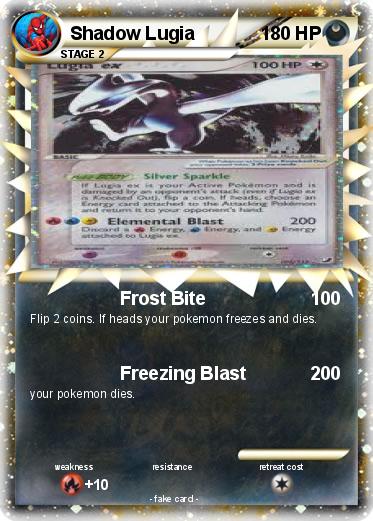 Pokemon Shadow Lugia