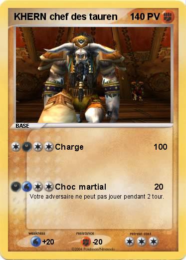 Pokemon KHERN chef des tauren