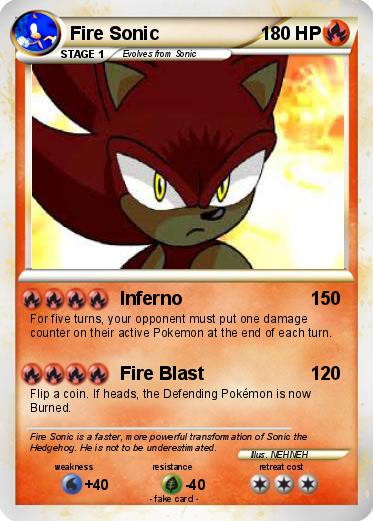Pokemon Fire Sonic