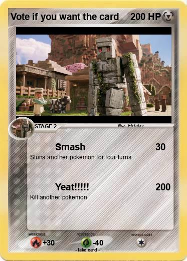 Pokemon Vote if you want the card