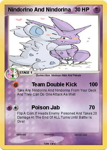 Pokemon Nindorino And Nindorina