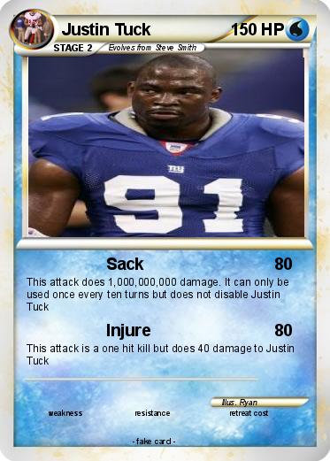 Pokemon Justin Tuck