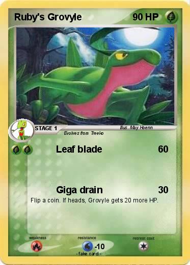 Pokemon Ruby's Grovyle