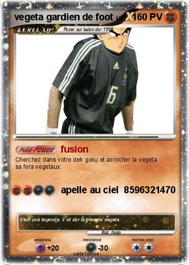 Pokemon vegeta gardien de foot