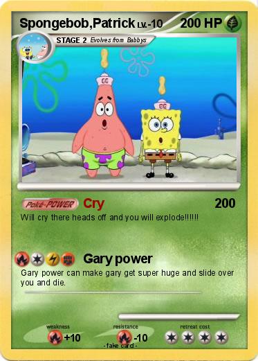 Pokemon Spongebob,Patrick