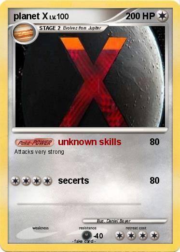 Pokemon planet X