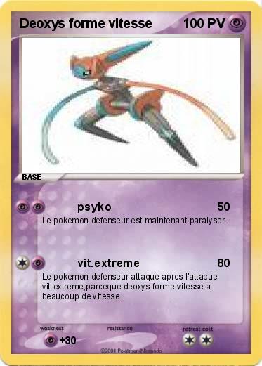Pokemon Deoxys forme vitesse