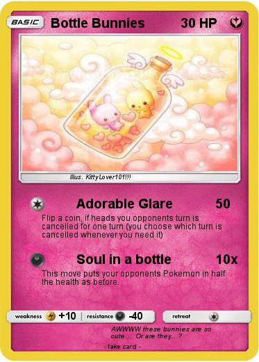 Pokemon Bottle Bunnies