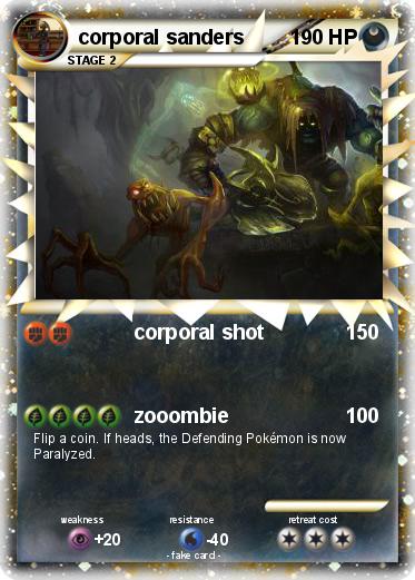 Pokemon corporal sanders