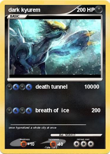 Pokemon dark kyurem