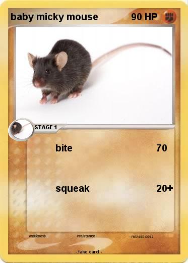 Pokemon baby micky mouse