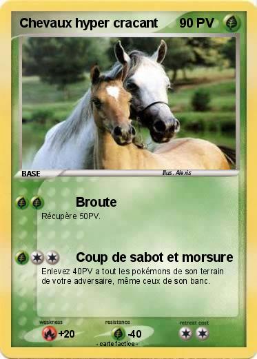 Pokemon Chevaux hyper cracant