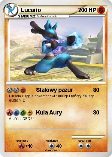 Pokemon Lucario