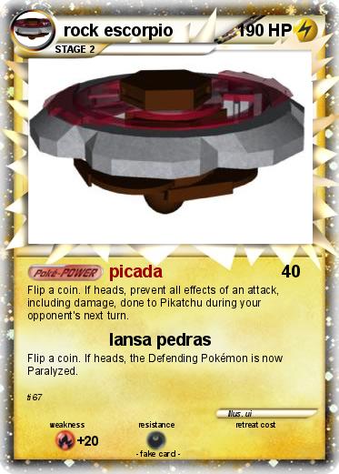 Pokemon rock escorpio