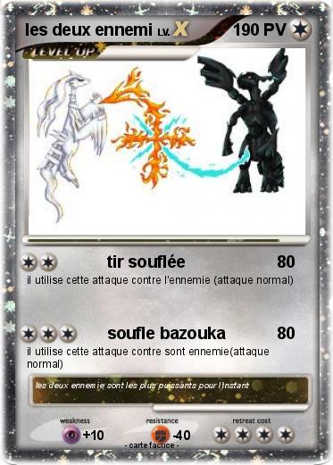 Pokemon les deux ennemi