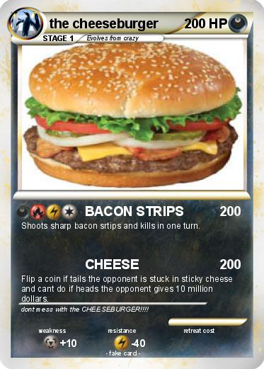 Pokemon the cheeseburger