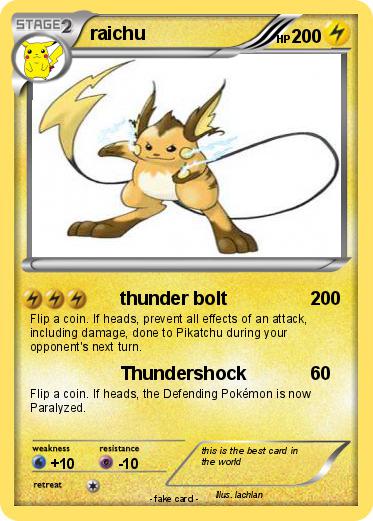 Pokemon raichu