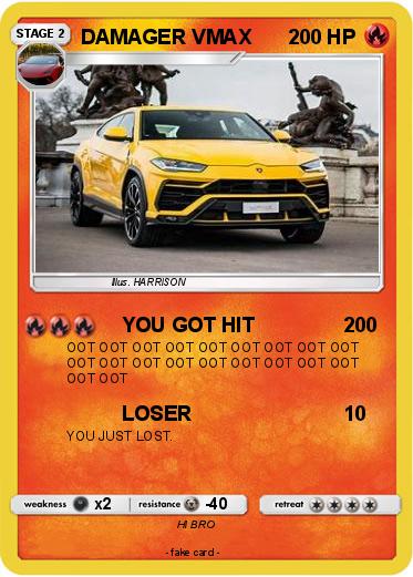 Pokemon DAMAGER VMAX