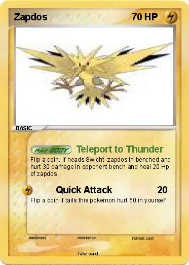 Pokemon Zapdos